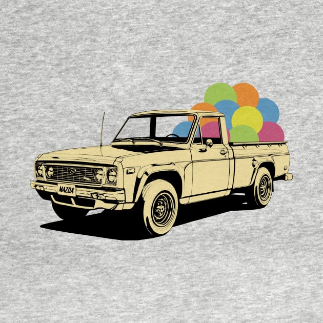 Pickup Truck by LennyCollageArt